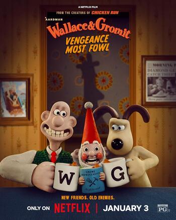 Download Wallace & Gromit Vengeance Most Fowl 2024 Dual Audio [Hindi -Eng] WEB-DL Movie 1080p 720p 480p HEVC